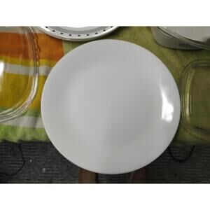 SET OF 5 CORRELLE White Dinner Plate